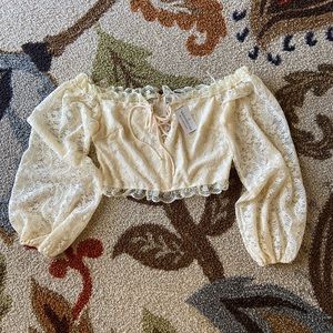 off the shoulder blouse